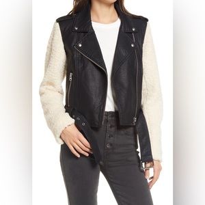 Pistola Anita Shearling Moto Jacket